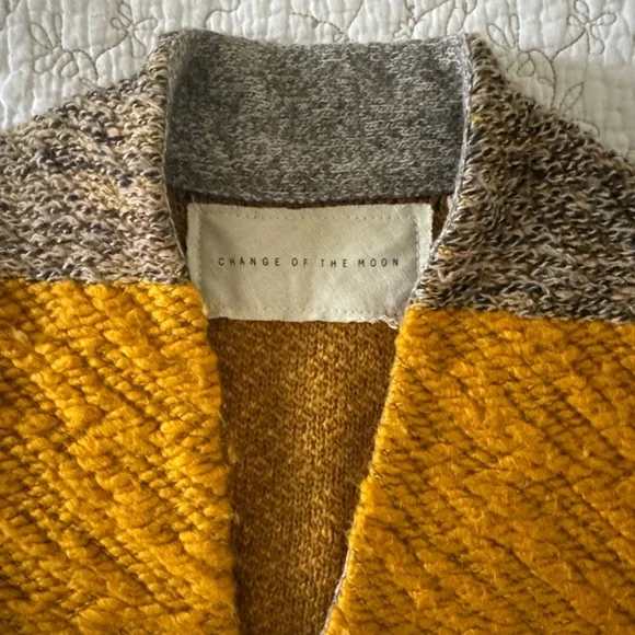 Anthropologie Change of the Moon Zip Cardigan - Picture 5 of 15